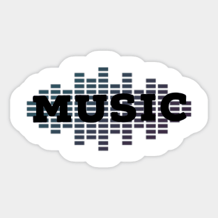 Music sound wave Sticker
